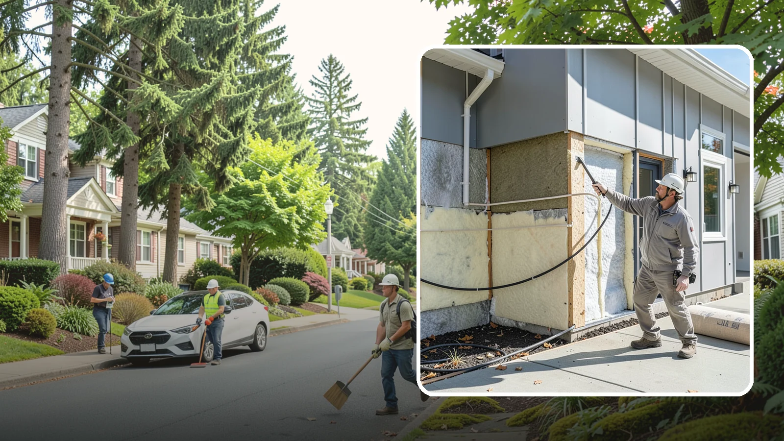 Knee Wall Insulation in Beaux Arts Village, King County, WA - We insulate and air-seal knee walls in bonus rooms and upper floors for even, comfortable temperatures.