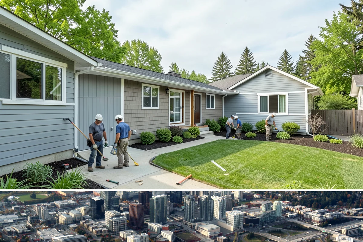 Knee Wall Insulation in Bellevue, King County, WA - Knee wall work fits any season and is popular ahead of both summer heat and winter cold.