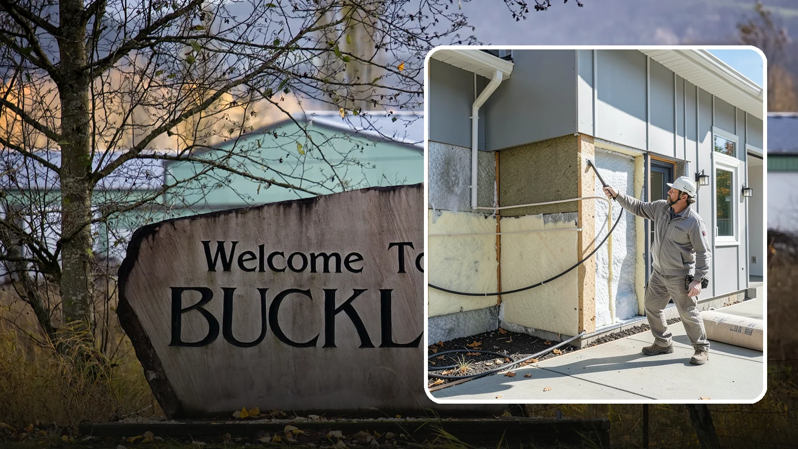 Knee Wall Insulation in Buckley, Pierce County, WA - We insulate and air-seal knee walls in bonus rooms and upper floors for even, comfortable temperatures.