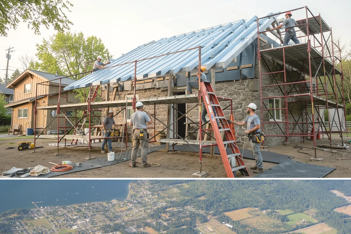 Knee Wall Insulation in Coupeville, Island County, WA - Knee wall work fits any season and is popular ahead of both summer heat and winter cold.