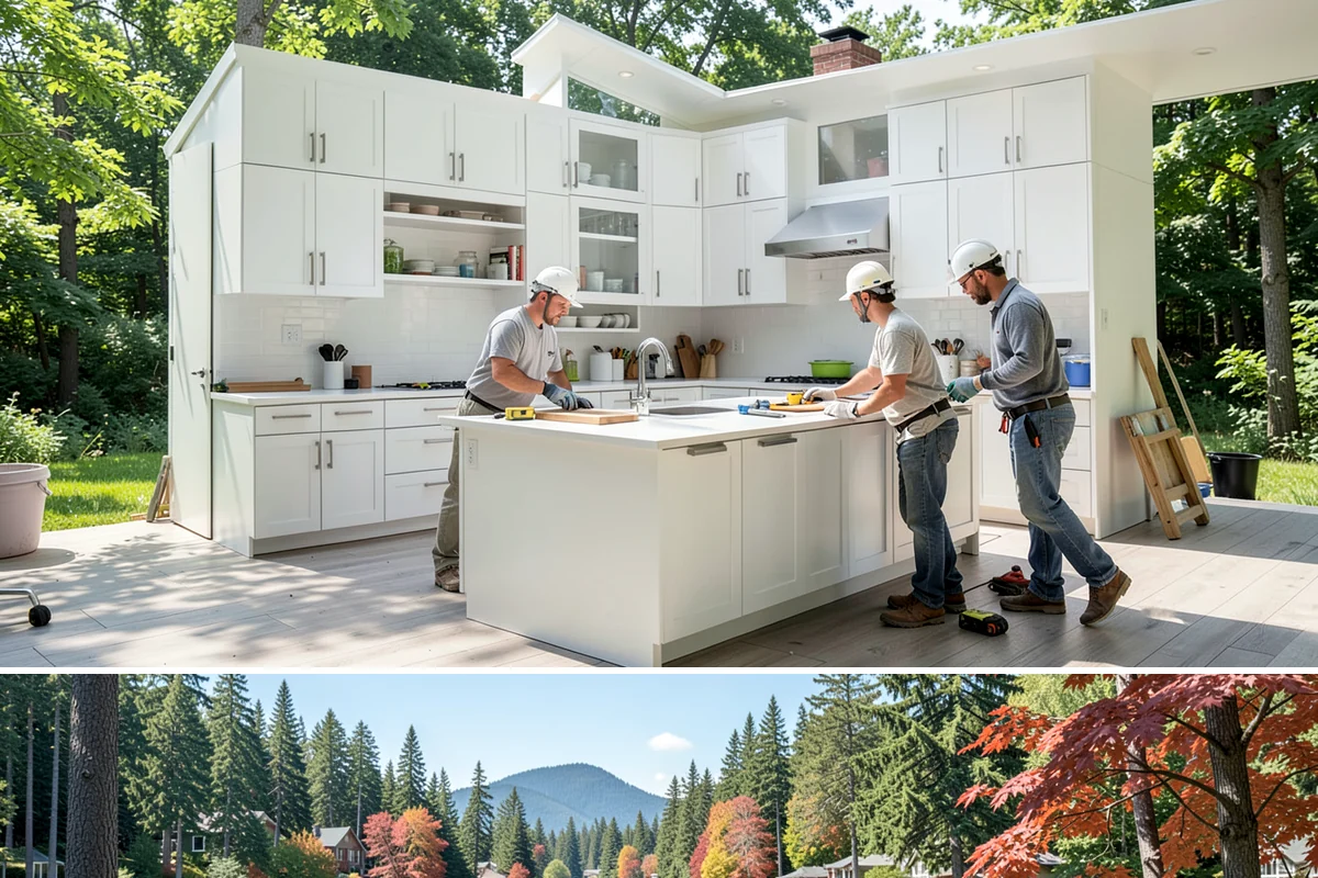 Knee Wall Insulation in Covington, King County, WA - Knee wall work fits any season and is popular ahead of both summer heat and winter cold.