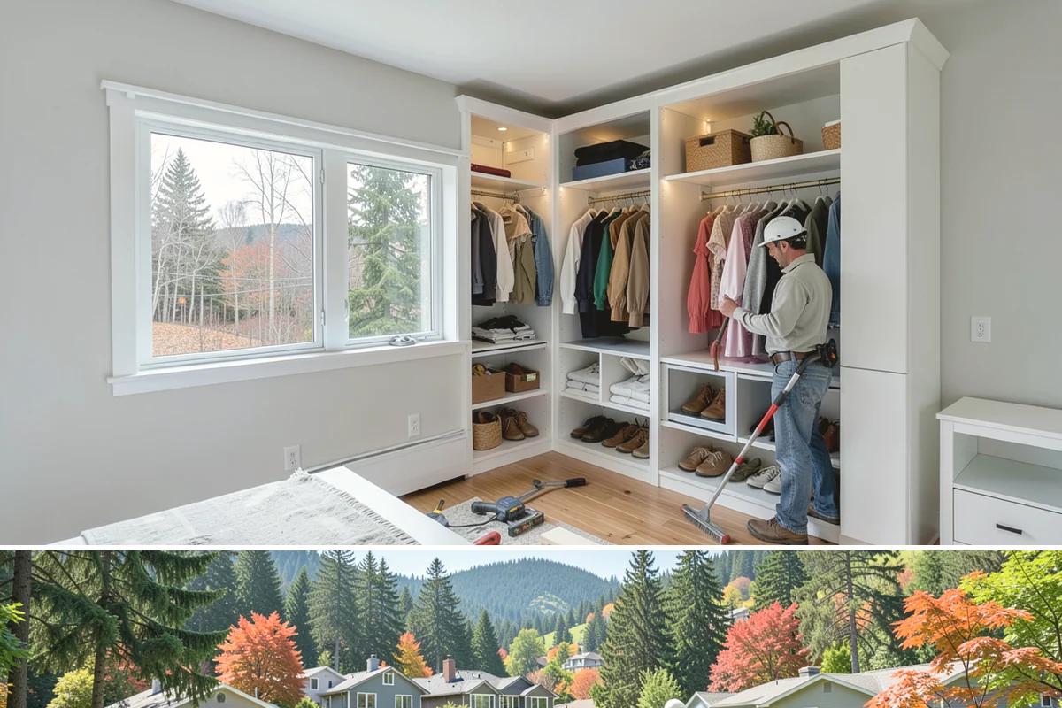 Knee Wall Insulation in Fircrest, Pierce County, WA - Knee wall work fits any season and is popular ahead of both summer heat and winter cold.