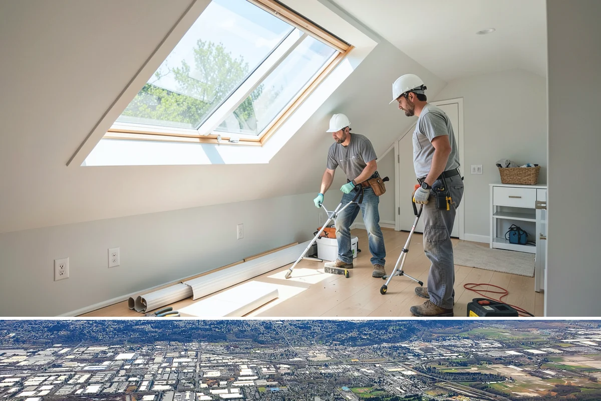Knee Wall Insulation in Kent, King County, WA - Knee wall work fits any season and is popular ahead of both summer heat and winter cold.