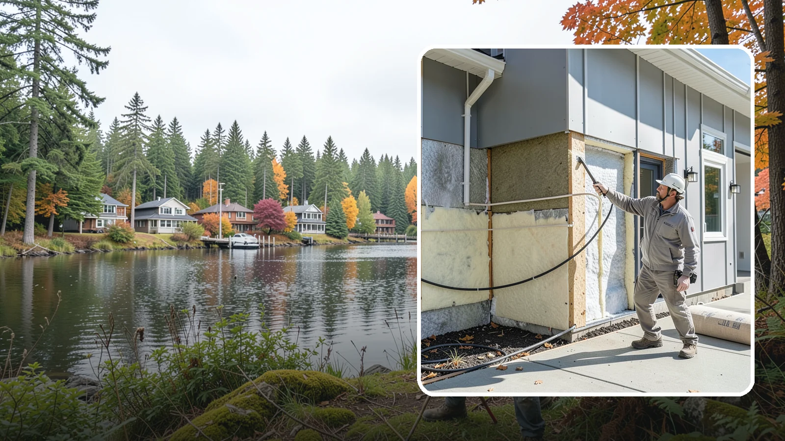 Knee Wall Insulation in La Conner, Skagit County, WA - We insulate and air-seal knee walls in bonus rooms and upper floors for even, comfortable temperatures.