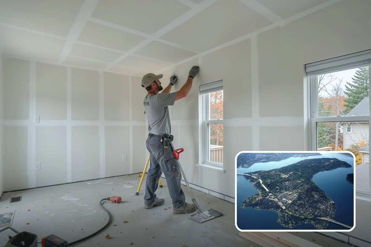 Knee Wall Insulation in Mercer Island, King County, WA - Evens out temperatures in bonus rooms