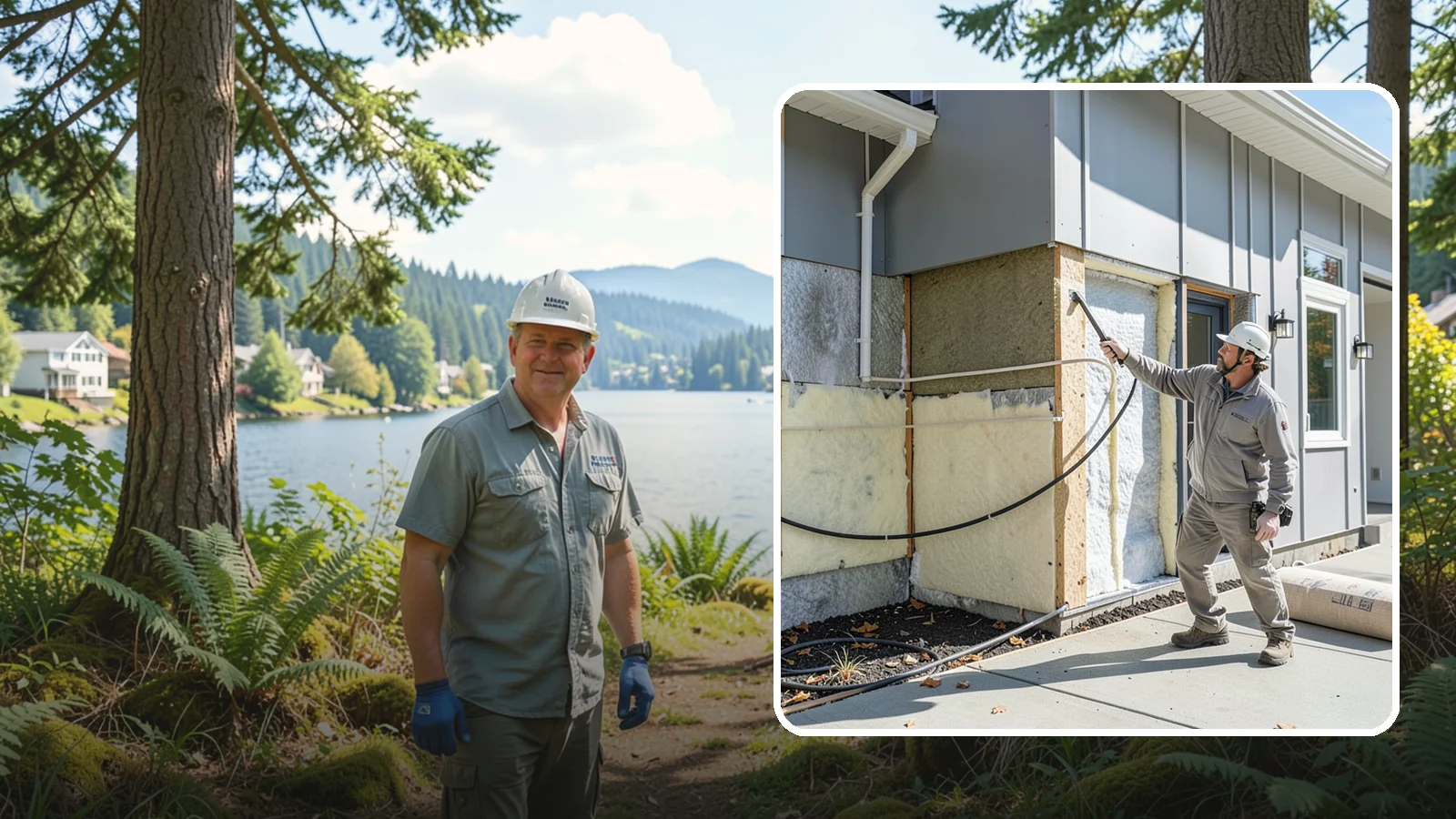 Knee Wall Insulation in Milton, King County, WA - We insulate and air-seal knee walls in bonus rooms and upper floors for even, comfortable temperatures.