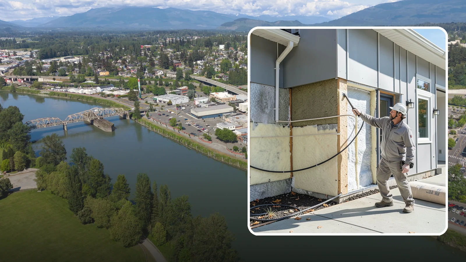 Knee Wall Insulation in Mount Vernon, Skagit County, WA - We insulate and air-seal knee walls in bonus rooms and upper floors for even, comfortable temperatures.