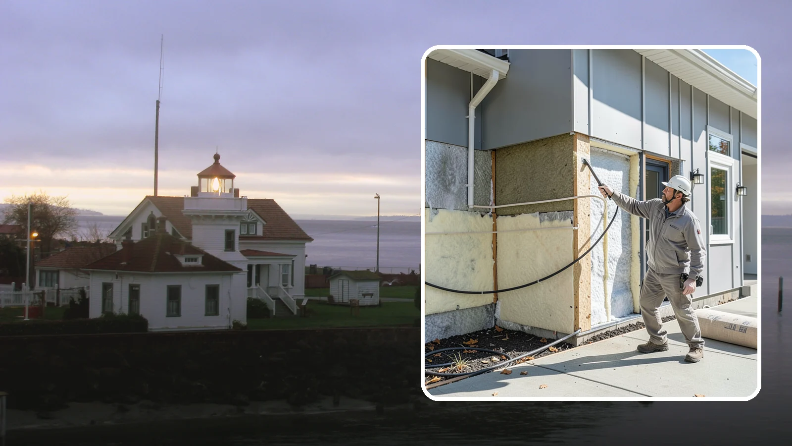Knee Wall Insulation in Mukilteo, Snohomish County, WA - We insulate and air-seal knee walls in bonus rooms and upper floors for even, comfortable temperatures.