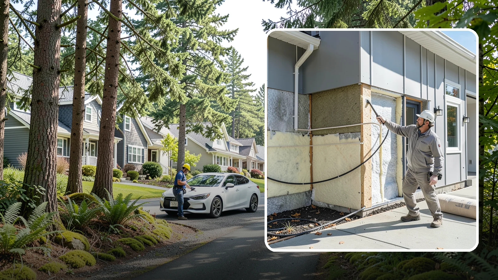 Knee Wall Insulation in Normandy Park, King County, WA - We insulate and air-seal knee walls in bonus rooms and upper floors for even, comfortable temperatures.