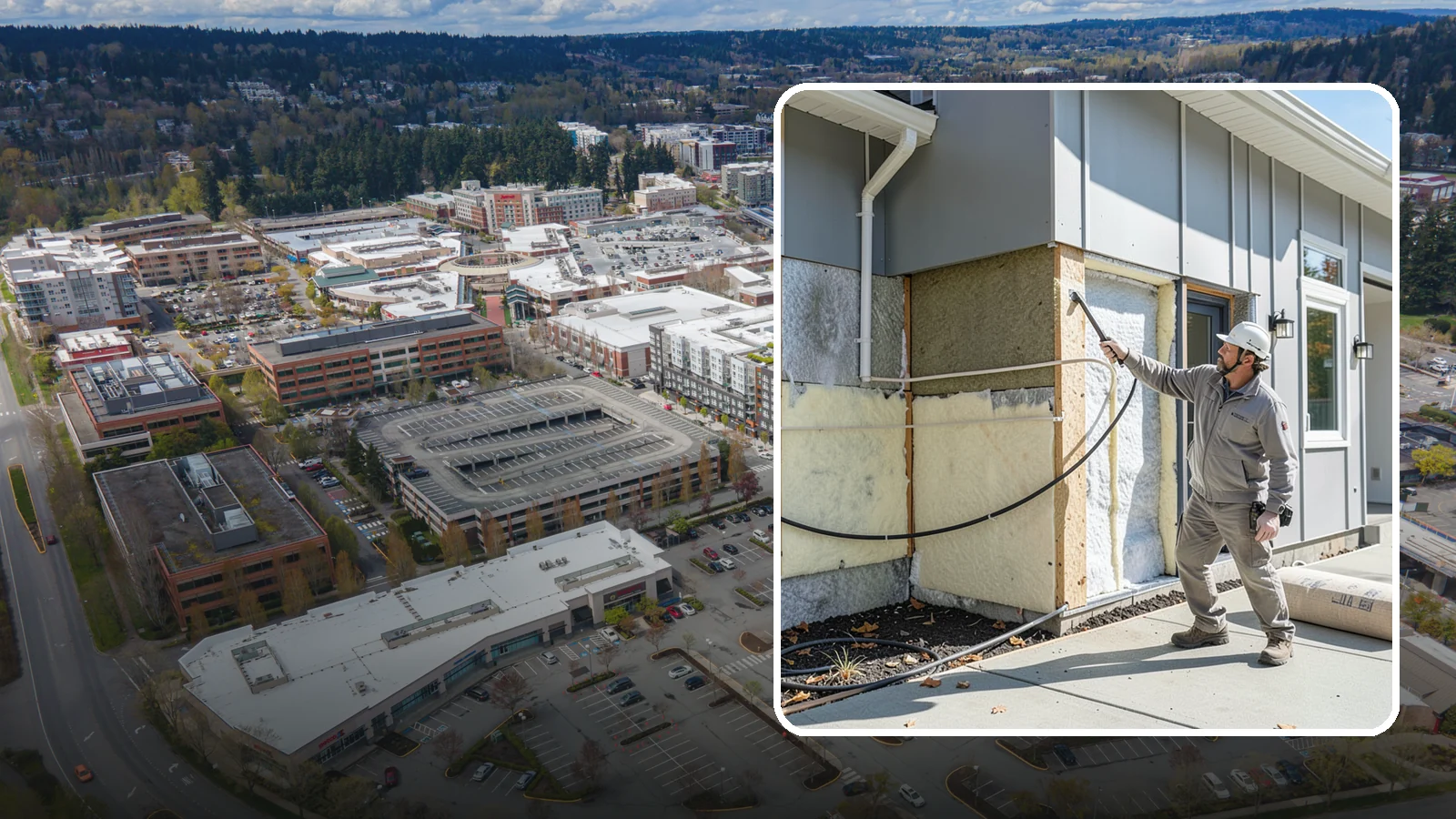 Knee Wall Insulation in Redmond, King County, WA - We insulate and air-seal knee walls in bonus rooms and upper floors for even, comfortable temperatures.