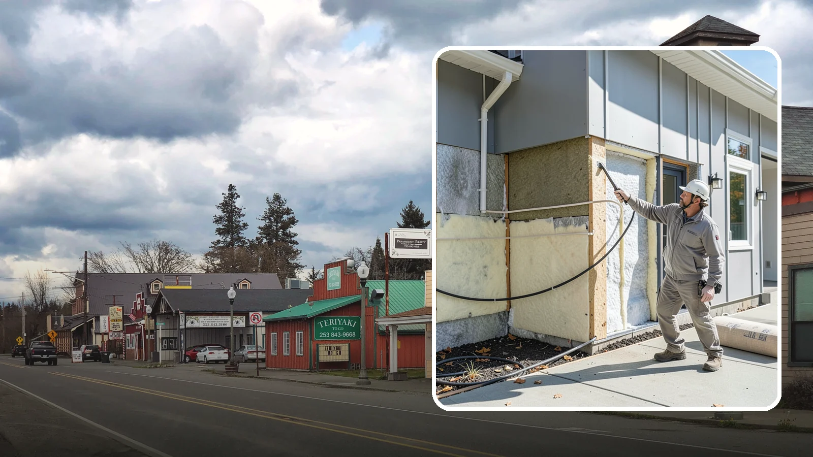 Knee Wall Insulation in Roy, Pierce County, WA - We insulate and air-seal knee walls in bonus rooms and upper floors for even, comfortable temperatures.