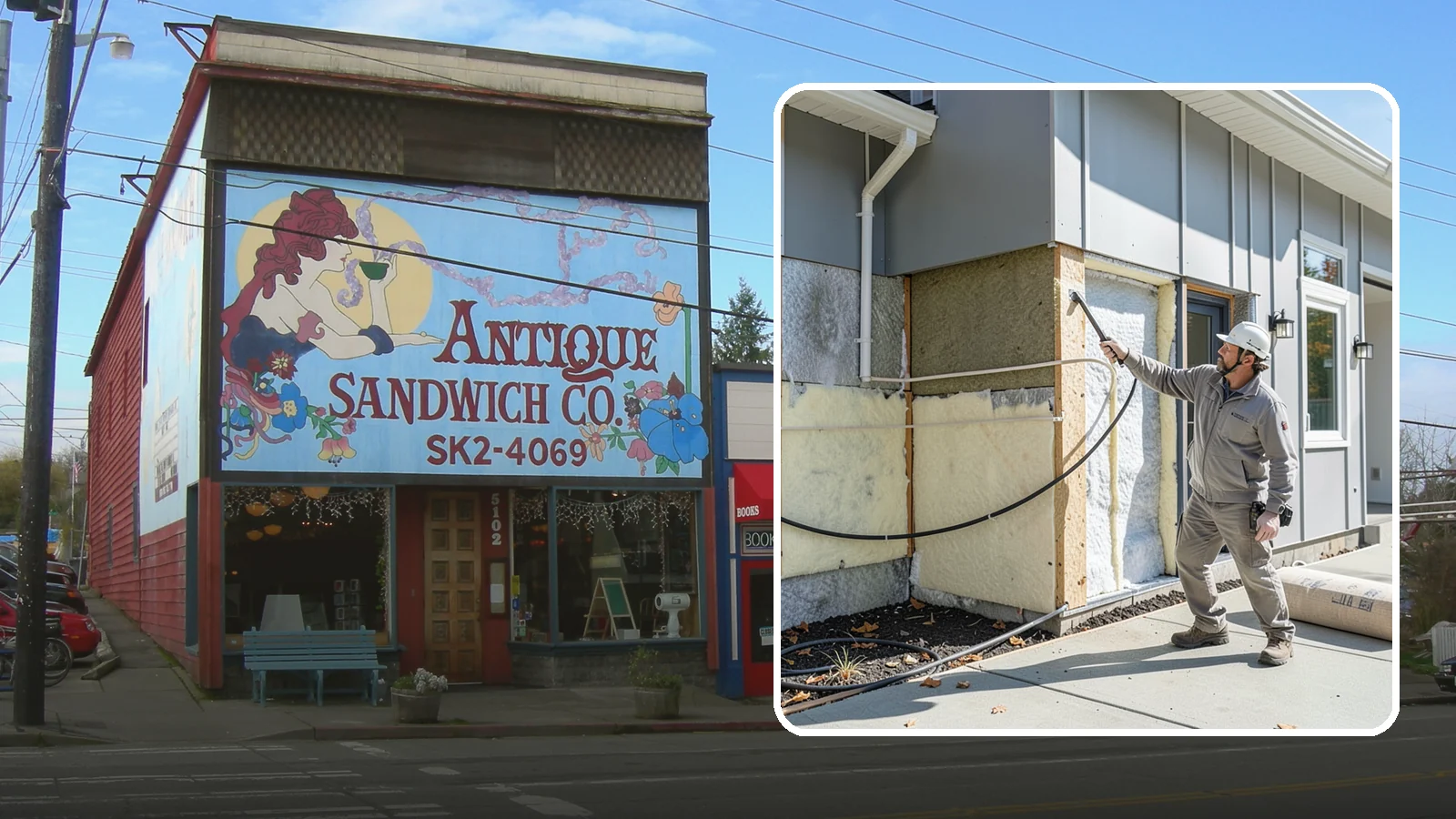 Knee Wall Insulation in Ruston, Pierce County, WA - We insulate and air-seal knee walls in bonus rooms and upper floors for even, comfortable temperatures.