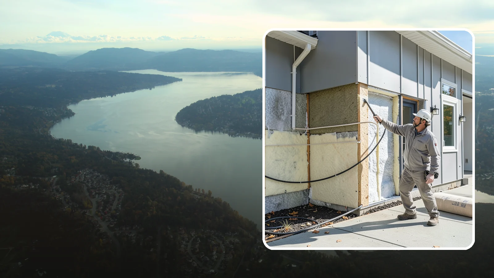 Knee Wall Insulation in Sammamish, King County, WA - We insulate and air-seal knee walls in bonus rooms and upper floors for even, comfortable temperatures.