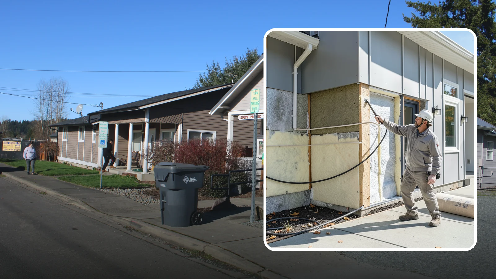 Knee Wall Insulation in South Prairie, Pierce County, WA - We insulate and air-seal knee walls in bonus rooms and upper floors for even, comfortable temperatures.