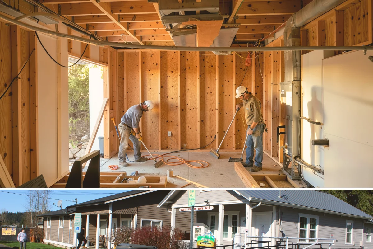 Knee Wall Insulation in South Prairie, Pierce County, WA - Knee wall work fits any season and is popular ahead of both summer heat and winter cold.