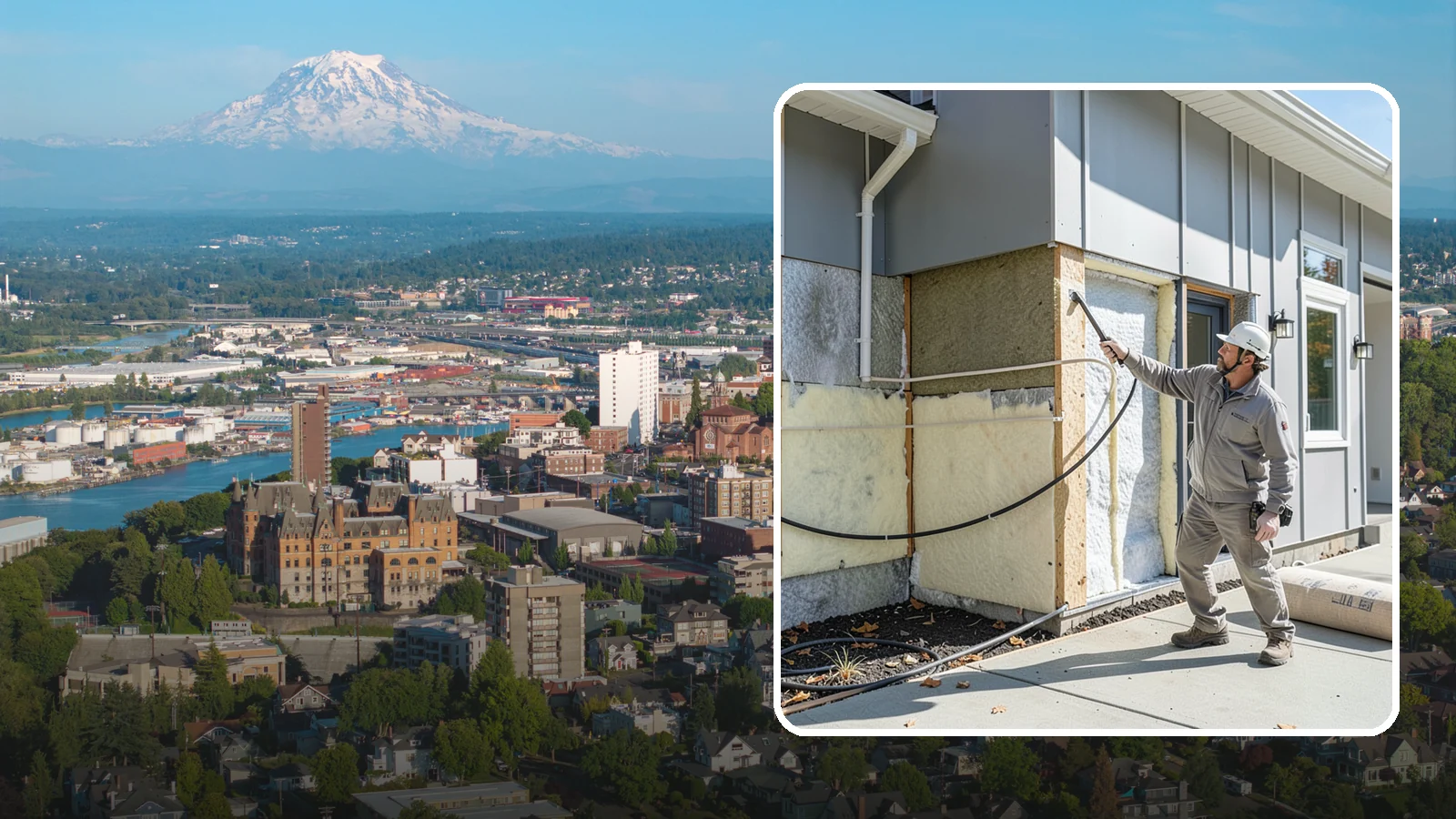 Knee Wall Insulation in Tacoma, Pierce County, WA - We insulate and air-seal knee walls in bonus rooms and upper floors for even, comfortable temperatures.