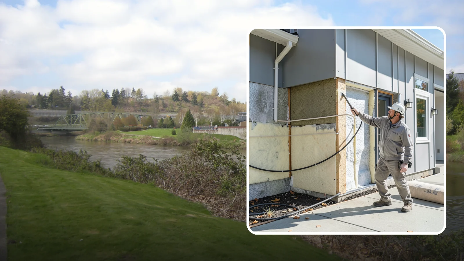 Knee Wall Insulation in Tukwila, King County, WA - We insulate and air-seal knee walls in bonus rooms and upper floors for even, comfortable temperatures.