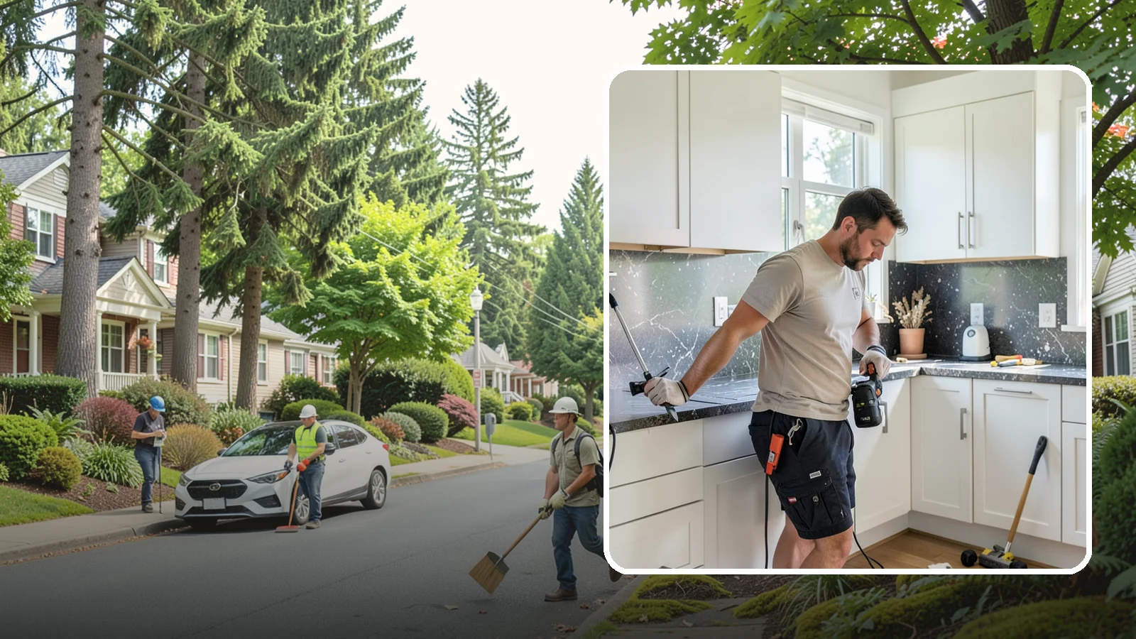 Laminate Countertop Installation in Beaux Arts Village, King County, WA - Budget-friendly laminate countertop installation available in countless colors and patterns for a fast kitchen refresh.