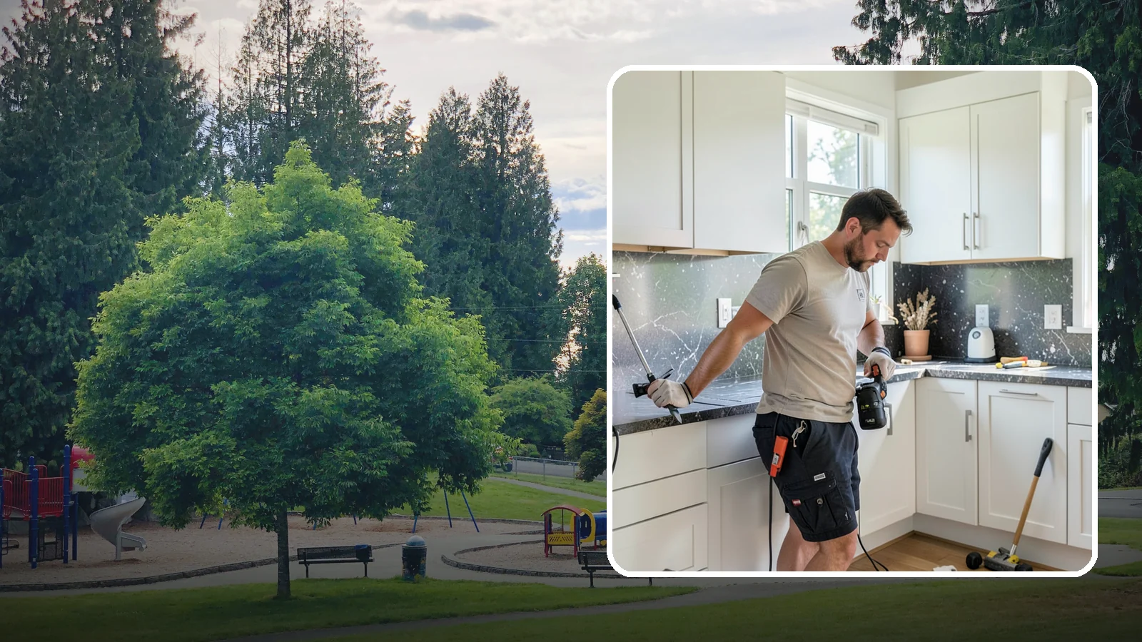 Laminate Countertop Installation in Bonney Lake, Pierce County, WA - Budget-friendly laminate countertop installation available in countless colors and patterns for a fast kitchen refresh.