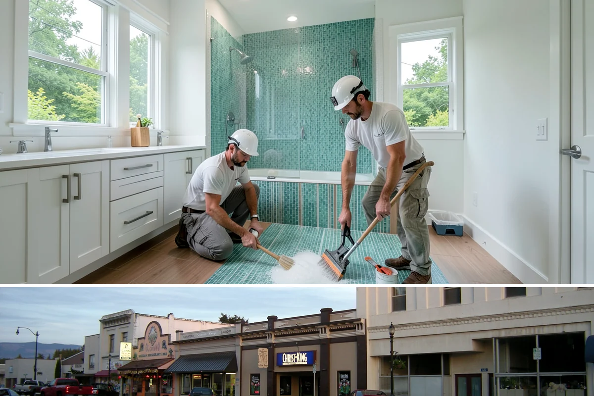 Laminate Countertop Installation in Burlington, Skagit County, WA - Laminate installs indoors year-round and is a fast, weather-proof way to refresh a PNW kitchen.