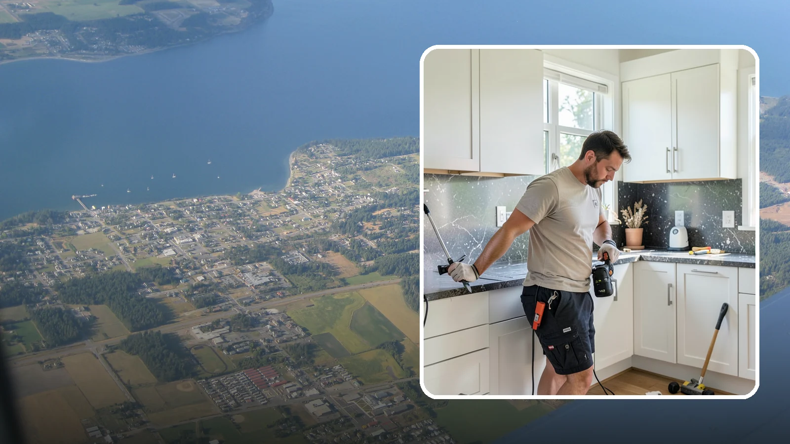 Laminate Countertop Installation in Coupeville, Island County, WA - Budget-friendly laminate countertop installation available in countless colors and patterns for a fast kitchen refresh.