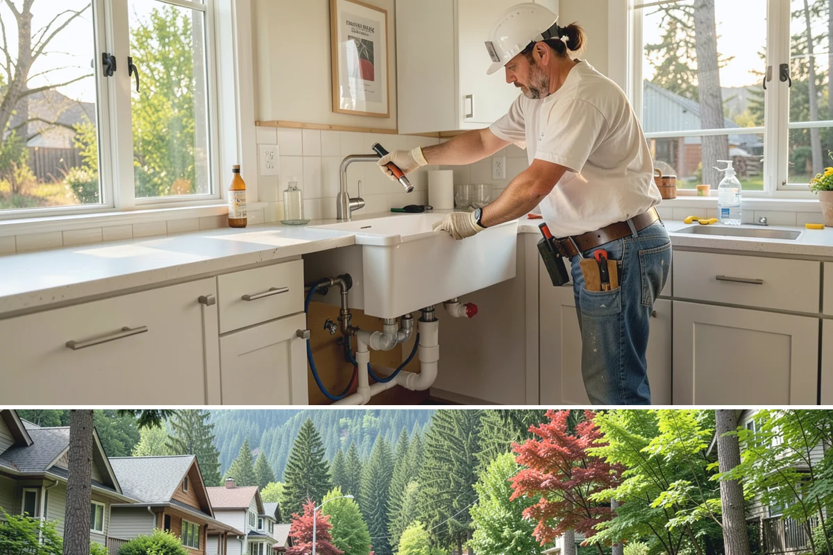 Laminate Countertop Installation in Darrington, Snohomish County, WA - Laminate installs indoors year-round and is a fast, weather-proof way to refresh a PNW kitchen.