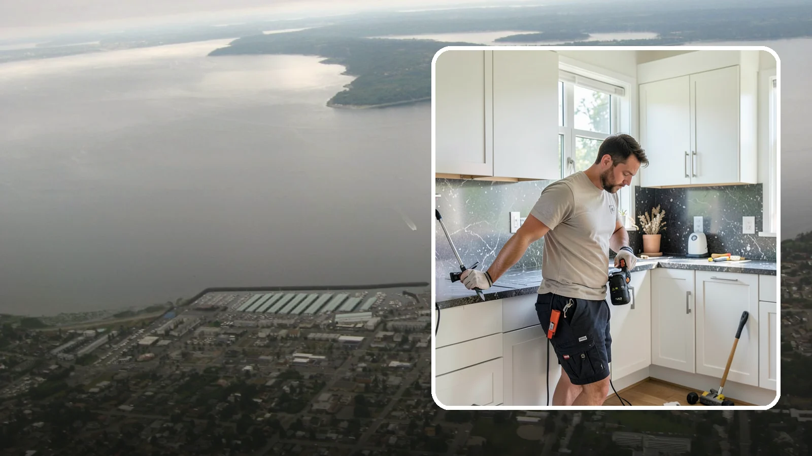 Laminate Countertop Installation in Des Moines, King County, WA - Budget-friendly laminate countertop installation available in countless colors and patterns for a fast kitchen refresh.