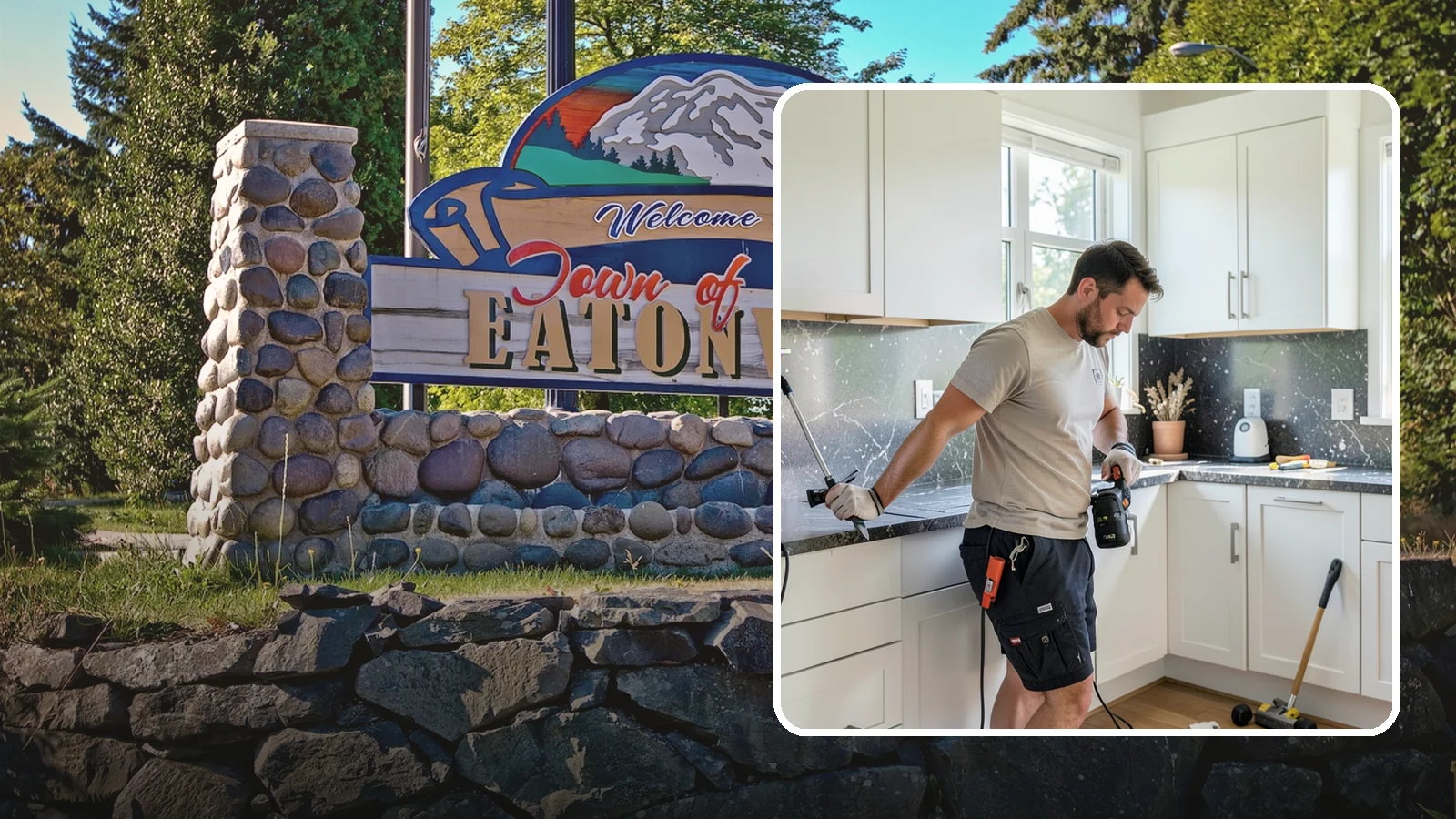 Laminate Countertop Installation in Eatonville, Pierce County, WA - Budget-friendly laminate countertop installation available in countless colors and patterns for a fast kitchen refresh.