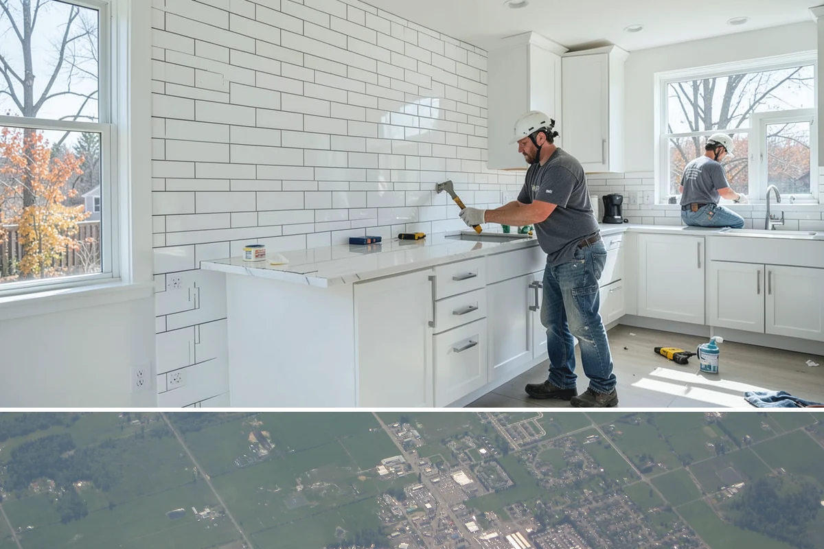 Laminate Countertop Installation in Enumclaw, King County, WA - Laminate installs indoors year-round and is a fast, weather-proof way to refresh a PNW kitchen.