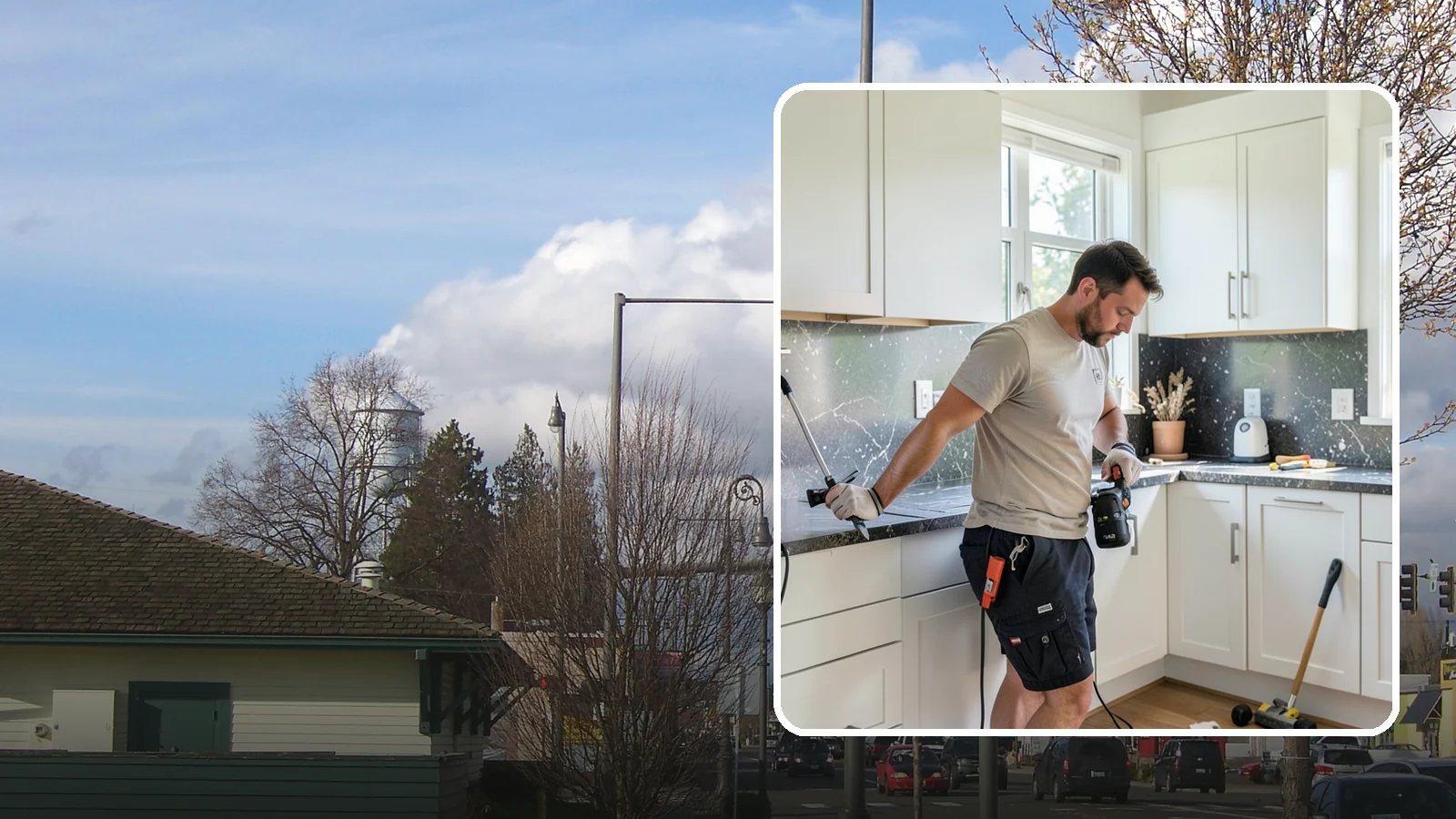 Laminate Countertop Installation in Marysville, Snohomish County, WA - Budget-friendly laminate countertop installation available in countless colors and patterns for a fast kitchen refresh.