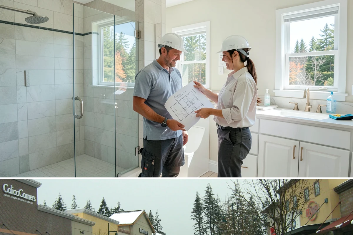 Laminate Countertop Installation in Mill Creek, Snohomish County, WA - Laminate installs indoors year-round and is a fast, weather-proof way to refresh a PNW kitchen.