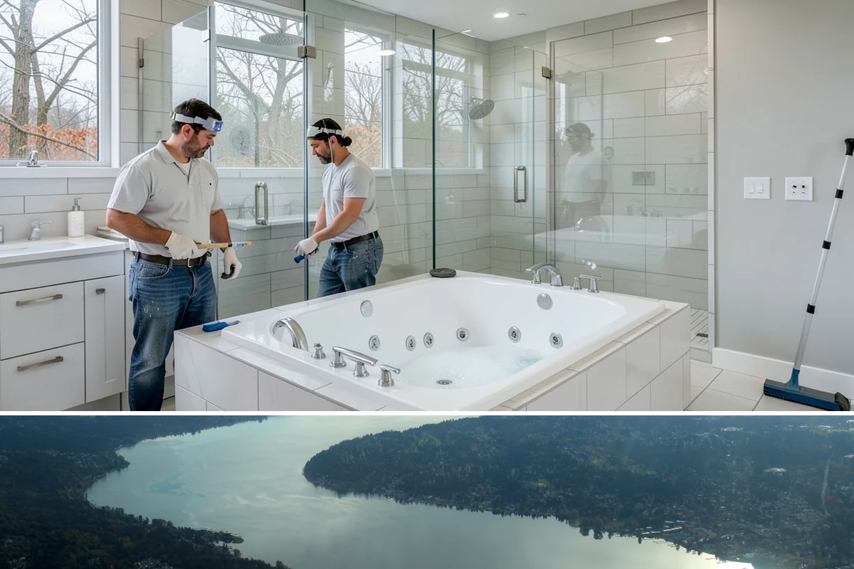 Laminate Countertop Installation in Sammamish, King County, WA - Laminate installs indoors year-round and is a fast, weather-proof way to refresh a PNW kitchen.