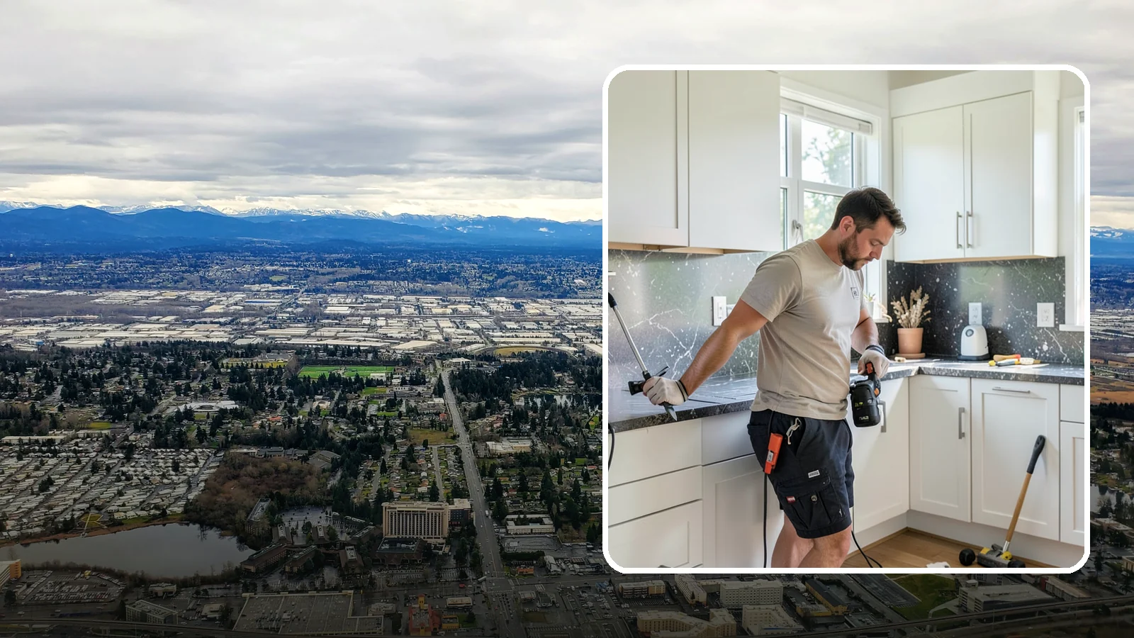 Laminate Countertop Installation in SeaTac, King County, WA - Budget-friendly laminate countertop installation available in countless colors and patterns for a fast kitchen refresh.