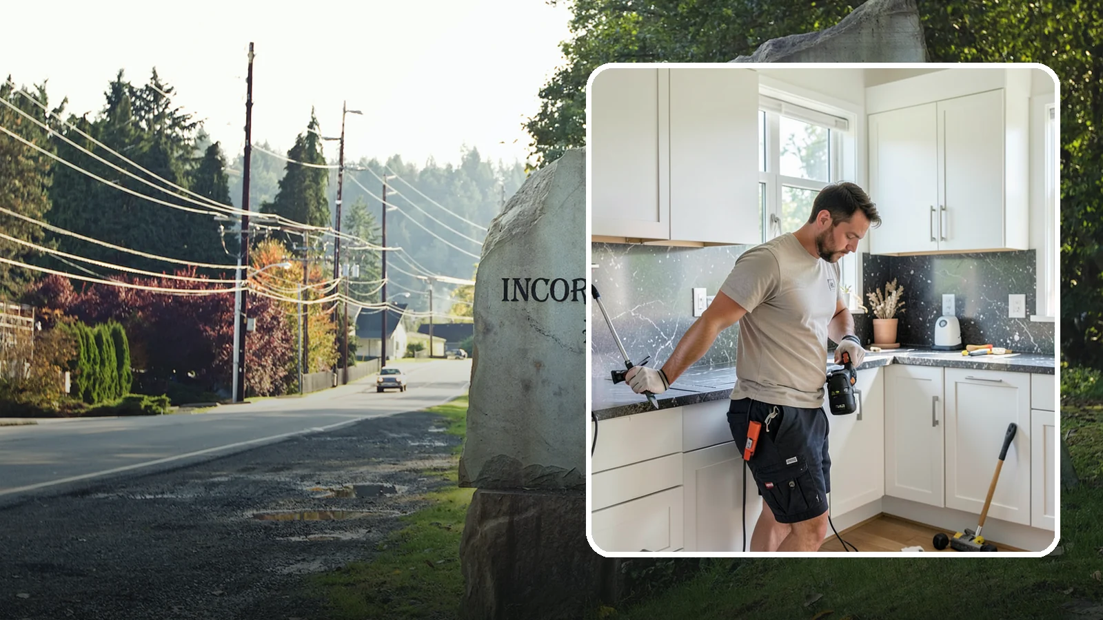 Laminate Countertop Installation in Wilkeson, Pierce County, WA - Budget-friendly laminate countertop installation available in countless colors and patterns for a fast kitchen refresh.
