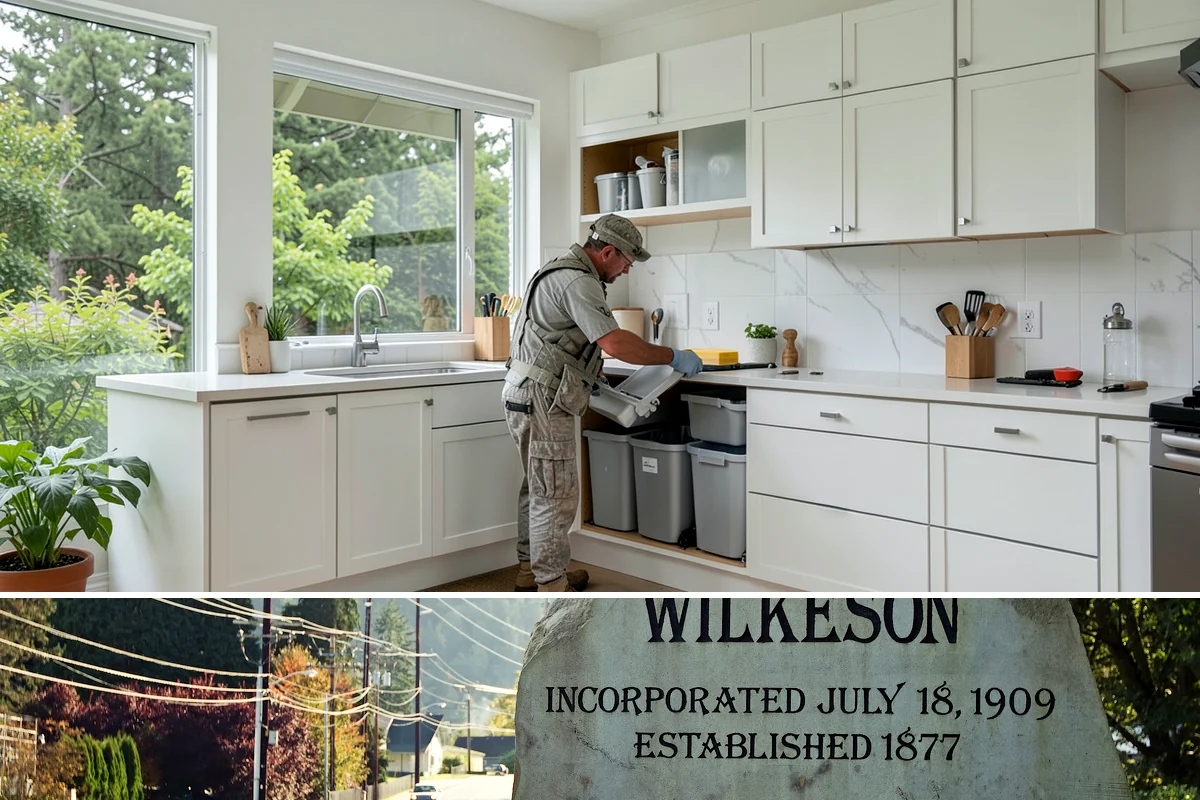 Laminate Countertop Installation in Wilkeson, Pierce County, WA - Laminate installs indoors year-round and is a fast, weather-proof way to refresh a PNW kitchen.