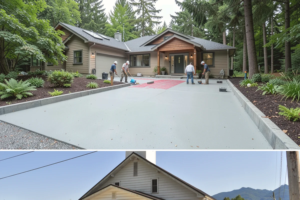 Laminate Flooring Installation in Concrete, Skagit County, WA - Laminate can be installed year-round, though brief acclimation in the home helps it settle before our seasonal humidity shifts.