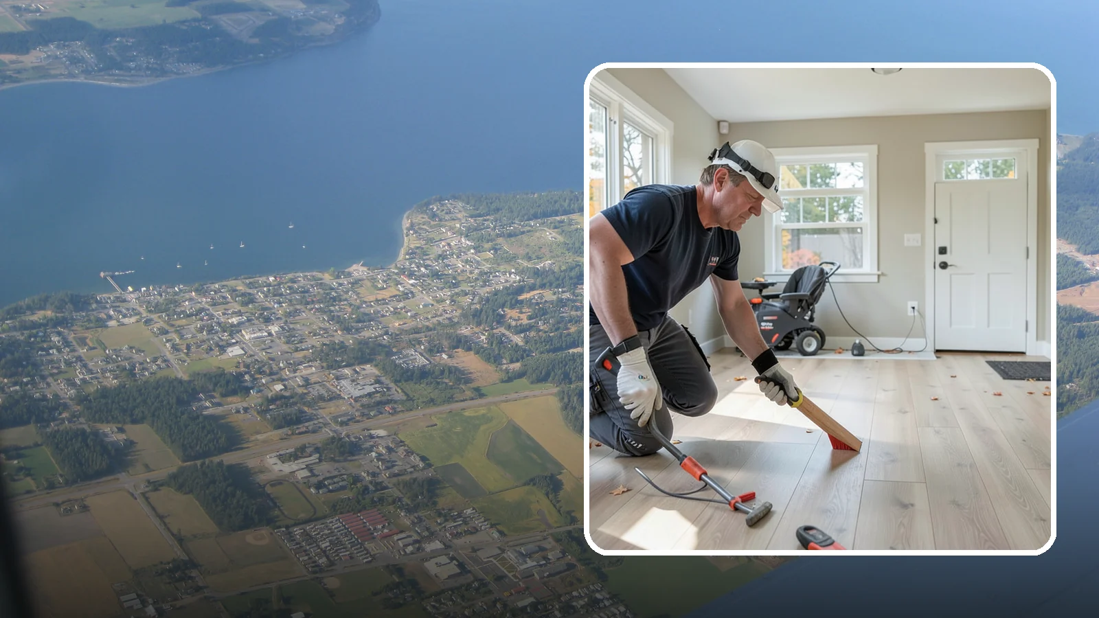 Laminate Flooring Installation in Coupeville, Island County, WA - Durable, budget-friendly laminate flooring that stands up to everyday wear across busy Northwest households.