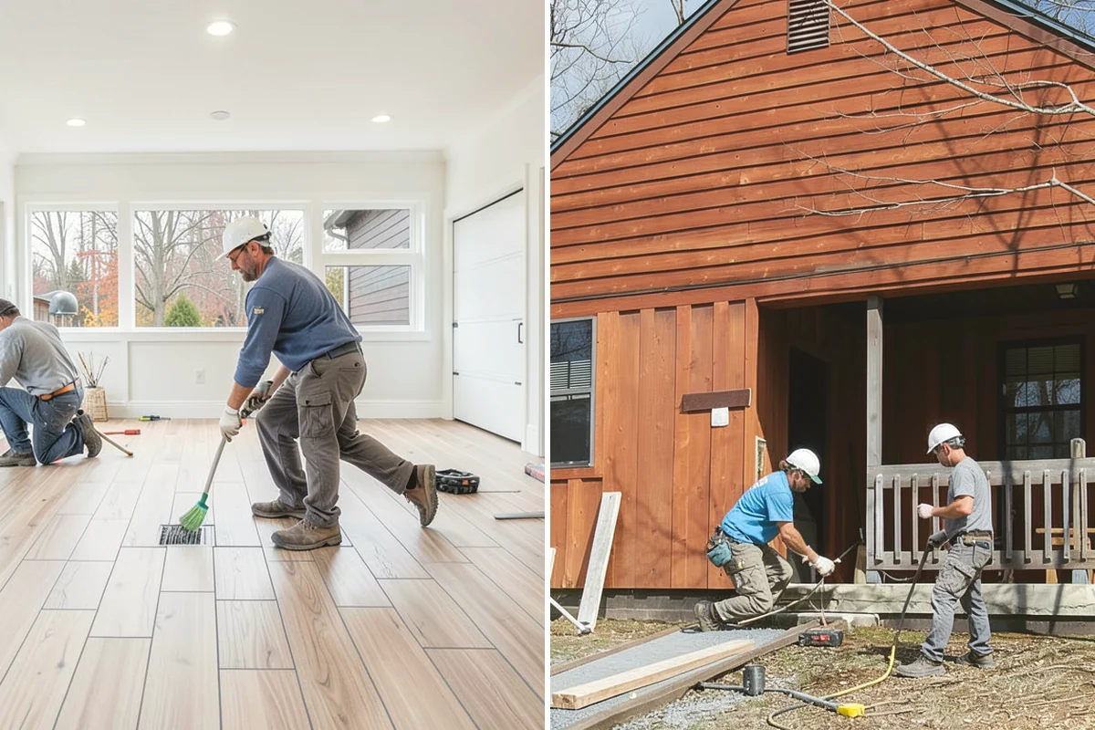 Laminate Flooring Installation in Edgewood, Pierce County, WA - Acclimate planks and inspect the subfloor