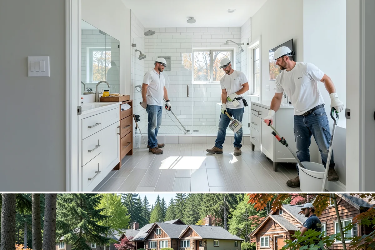 Laminate Flooring Installation in Edgewood, Pierce County, WA - Laminate can be installed year-round, though brief acclimation in the home helps it settle before our seasonal humidity shifts.