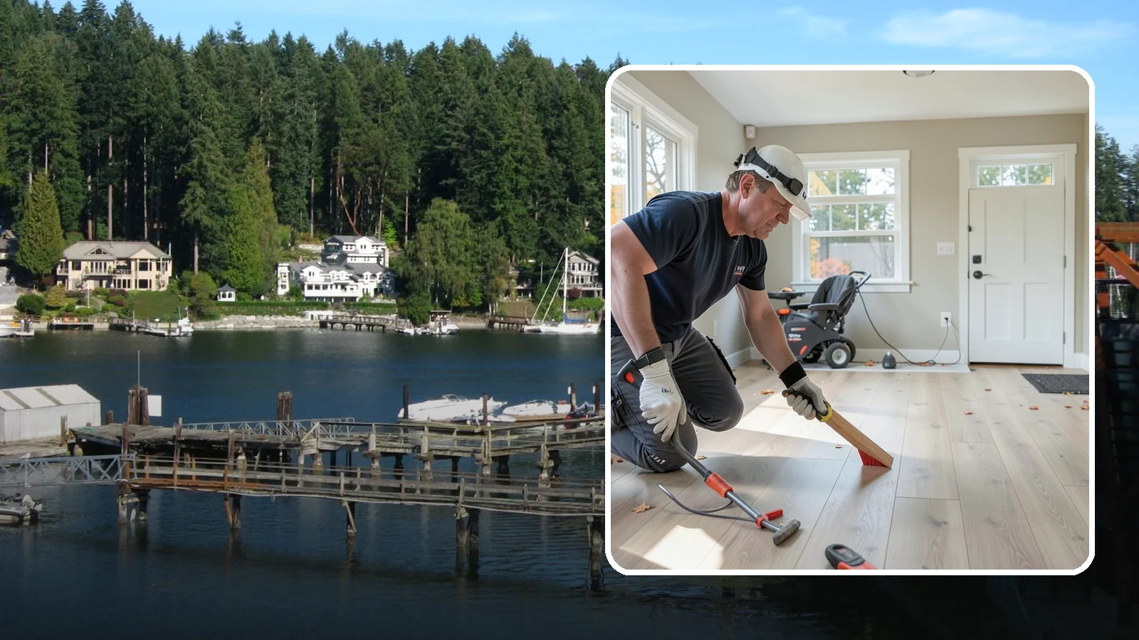 Laminate Flooring Installation in Gig Harbor, Pierce County, WA - Durable, budget-friendly laminate flooring that stands up to everyday wear across busy Northwest households.
