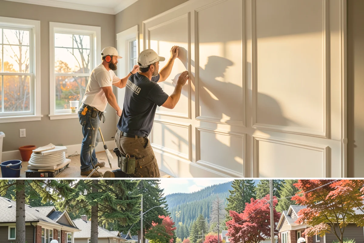 Laminate Flooring Installation in Hunts Point, King County, WA - Laminate can be installed year-round, though brief acclimation in the home helps it settle before our seasonal humidity shifts.
