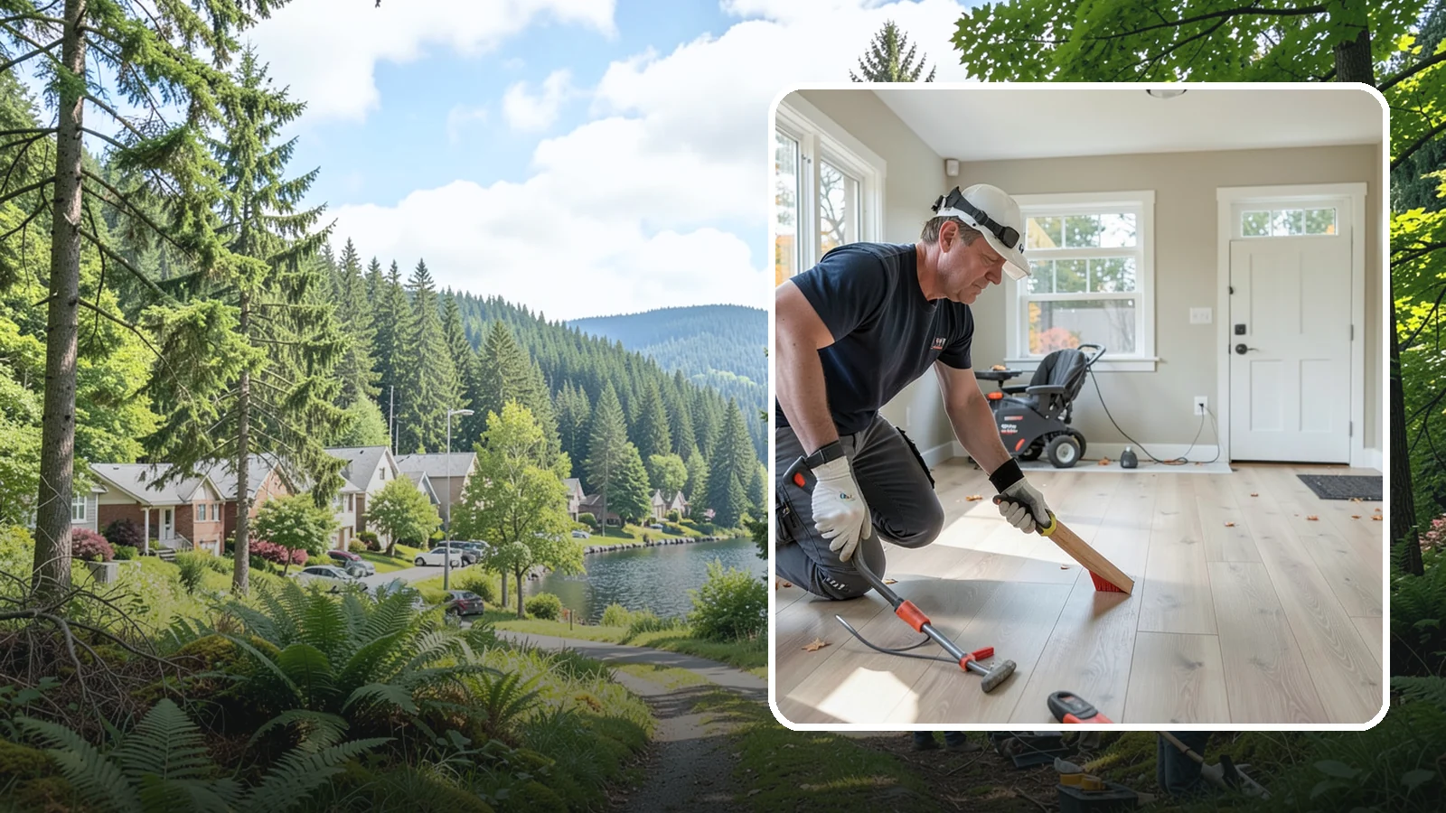Laminate Flooring Installation in Lake Forest Park, King County, WA - Durable, budget-friendly laminate flooring that stands up to everyday wear across busy Northwest households.