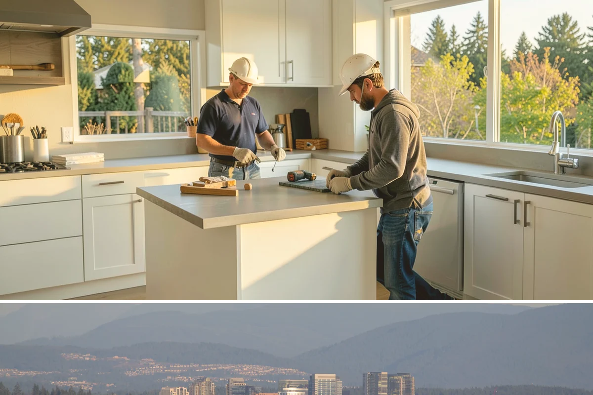 Laminate Flooring Installation in Medina, King County, WA - Laminate can be installed year-round, though brief acclimation in the home helps it settle before our seasonal humidity shifts.
