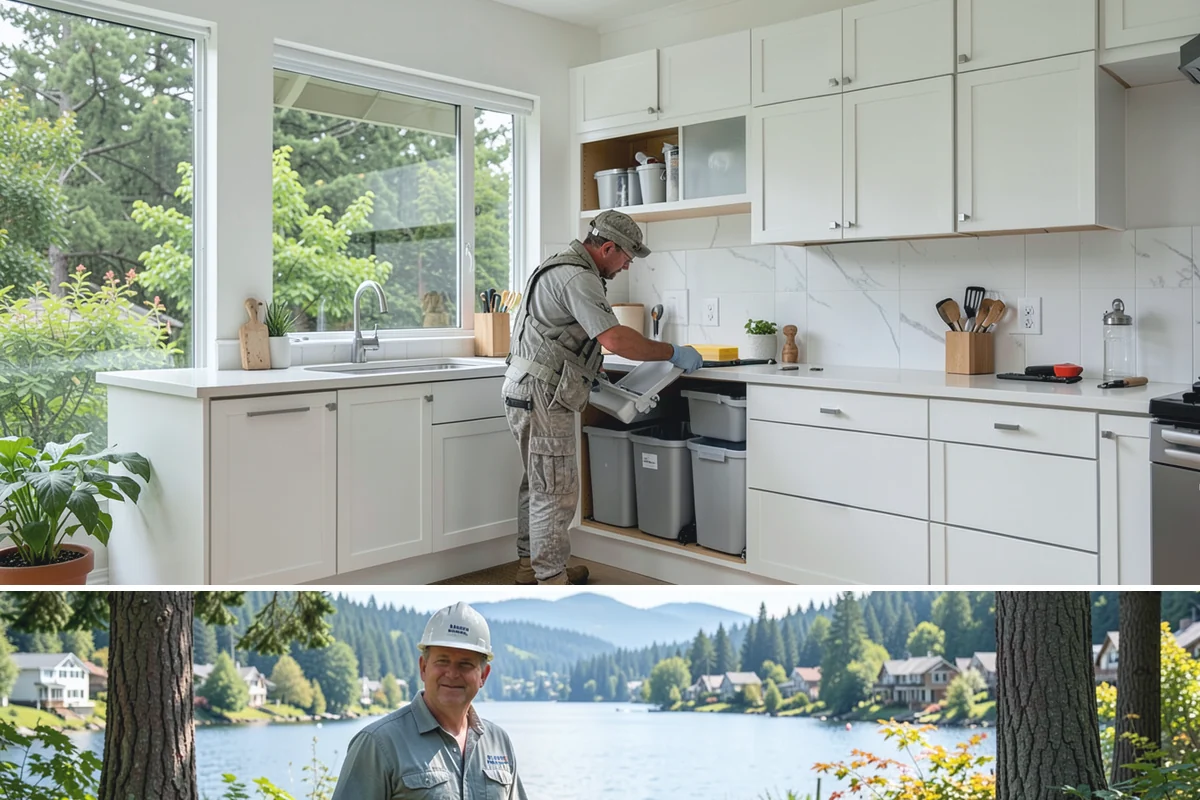 Laminate Flooring Installation in Milton, King County, WA - Laminate can be installed year-round, though brief acclimation in the home helps it settle before our seasonal humidity shifts.