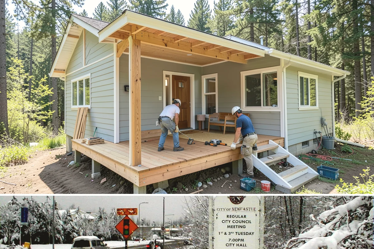 Laminate Flooring Installation in Newcastle, King County, WA - Laminate can be installed year-round, though brief acclimation in the home helps it settle before our seasonal humidity shifts.