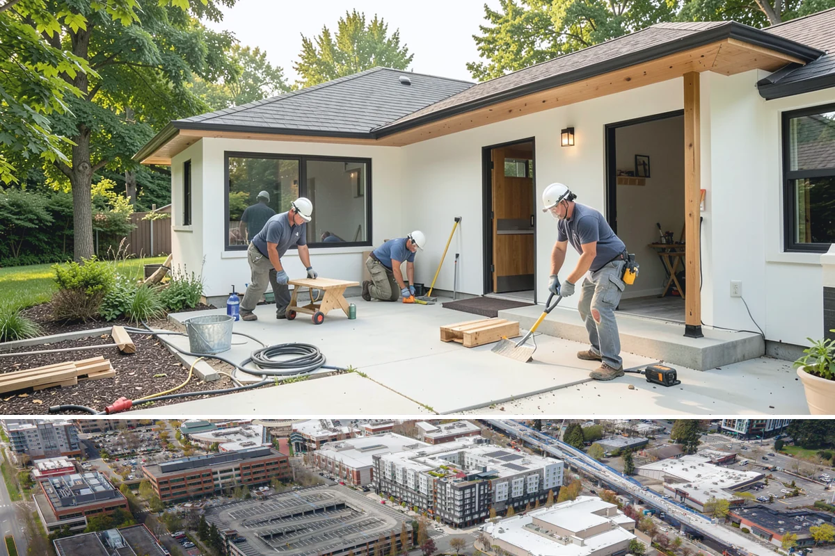 Laminate Flooring Installation in Redmond, King County, WA - Laminate can be installed year-round, though brief acclimation in the home helps it settle before our seasonal humidity shifts.