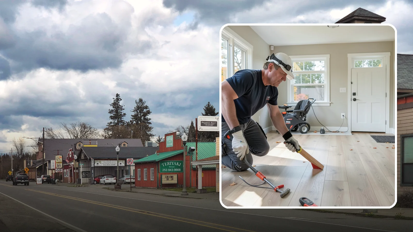 Laminate Flooring Installation in Roy, Pierce County, WA - Durable, budget-friendly laminate flooring that stands up to everyday wear across busy Northwest households.