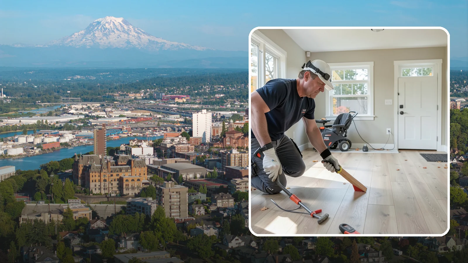 Laminate Flooring Installation in Tacoma, Pierce County, WA - Durable, budget-friendly laminate flooring that stands up to everyday wear across busy Northwest households.
