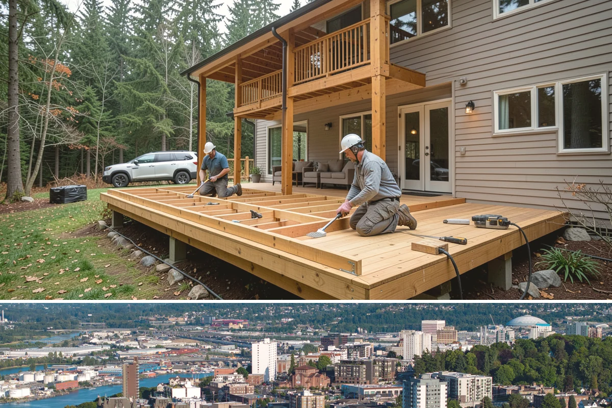 Laminate Flooring Installation in Tacoma, Pierce County, WA - Laminate can be installed year-round, though brief acclimation in the home helps it settle before our seasonal humidity shifts.