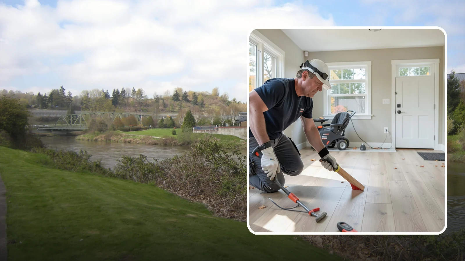 Laminate Flooring Installation in Tukwila, King County, WA - Durable, budget-friendly laminate flooring that stands up to everyday wear across busy Northwest households.